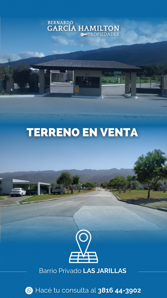 TERRENO VENTA COUNTRY LAS JARILLAS