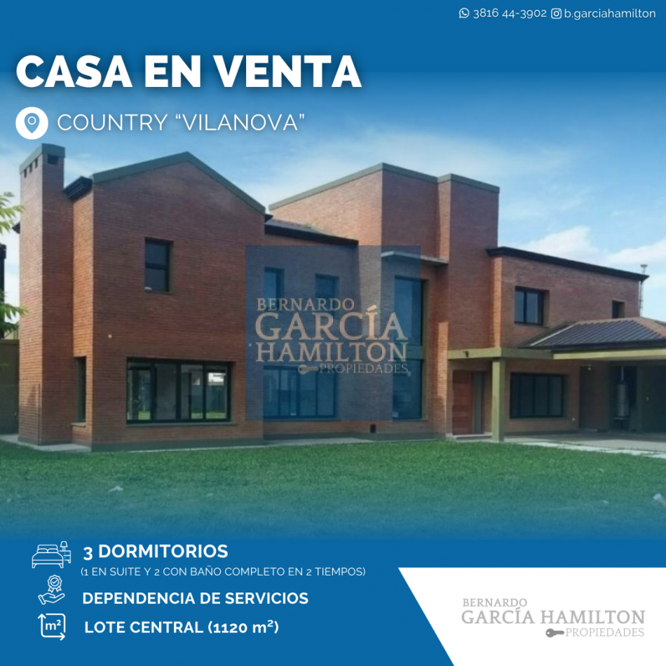 CASA VENTA COUNTRY VILANOVA