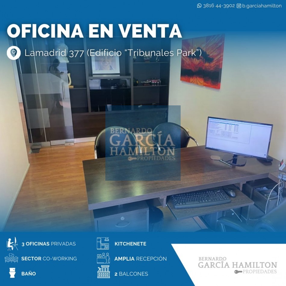 OFICINA TRIBUNALES PARK EN VENTA