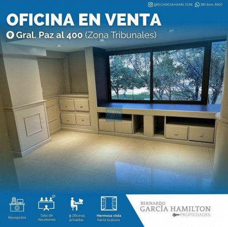 OFICINA EN VENTA ZONA TRIBUNALES